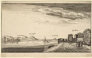 The Rhine near Bonn [copy] by Wenceslaus Hollar|Abraham Aubri