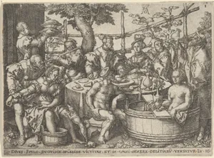 The Rich Man at His Table, from The Parable of the Rich Man and Lazarus
