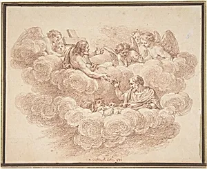 The Risen Christ Appearing to Souls in Purgatory