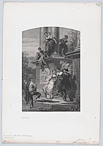 The Roaming Musician by Bertauts|Henri-Charles-Antoine Baron