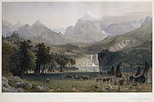 The Rocky Mountains, Lander's Peak by James Smillie|Albert Bierstadt