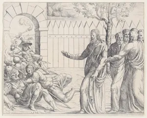 The Roman Soldiers Falling Before Christ, from Old and New Testaments