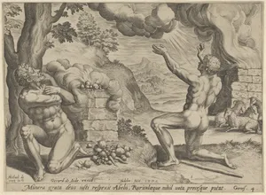 The sacrifice of Abel (plate 1 from The Story of Cain and Abel)