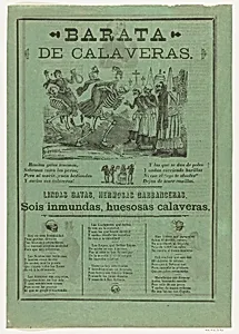 The sale of skeletons by José Guadalupe Posada|Antonio Vanegas Arroyo