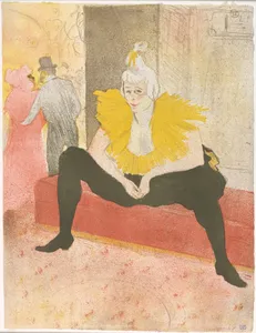 The Seated Clowness (Mademoiselle Cha-u-ka-o) (from the series Elles)