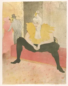 The Seated Clowness (Mademoiselle Cha-u-ka-o) (from the series Elles)