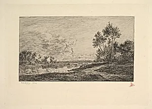 The Seine at Port-Maurin by Charles-François Daubigny