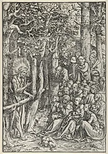 The Sermon of St.John the Baptist by Lucas Cranach the Elder