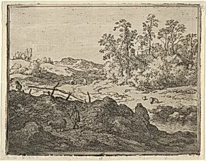 The Shepherd and the Lamb by Allart van Everdingen