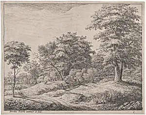The Shepherd Asleep On a Little Hill by Anthonie Waterloo