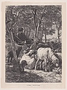 The Shepherd, from "Le Magasin Pittoresque"