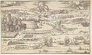 The Siege of a Fortress by Albrecht Dürer