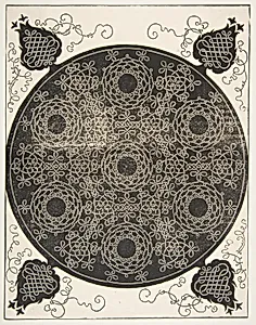 “The Sixth Knot”. Interlaced Roundel with Seven Wreaths by Albrecht Dürer|Leonardo da Vinci