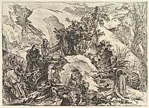 The Skeletons, from "Grotteschi" (Grotesques) by Giovanni Battista Piranesi|Giovanni Bouchard