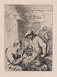 The Smokers, after Ostade