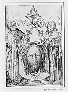 The Sudarium with St. Peter and St. Paul