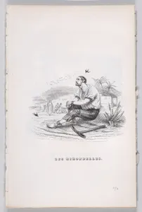 Portrait of César-Auguste Hébert|Fournier & Perrotin|J. J. Grandville|Louis-Henri Brevière