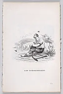"The Swallows" from The Complete Works of Béranger by César-Auguste Hébert|Fournier & Perrotin|J. J. Grandville|Louis-Henri Brevière
