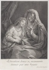 The sweet and insinuating education given by a saint (Education douce et insinuante donnée par une Sainte)