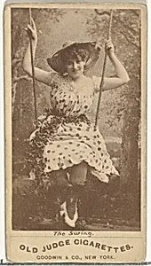 The Swing, from the Actors and Actresses series (N171) for Old Judge Cigarettes by Goodwin & Company