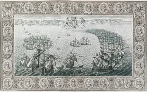 The Tapestry Hangings of the House of Lords Representing the Several Engagements Between the English and Spanish Fleets...