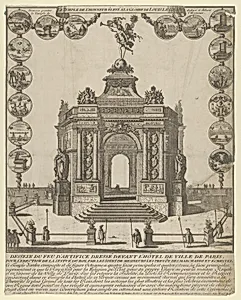 The Temple of Honor of the Glory of Louis le Grand by Anonymous, French, 17th century