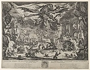 The Temptation of St. Anthony by Jacques Callot|Israël Henriet