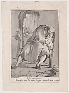 The Tired Wigmaker, from "Divers portraits"