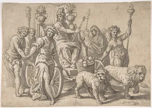 The Triumph of Cybele, after Paolo Fiammingo's 'Triumph of Earth'
