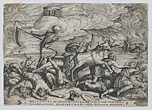 The Triumph of Death on Time, from The Triumph of Petrarch by Georg Pencz