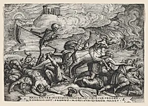 The Triumph of Death on Time, from The Triumph of Petrarch by Georg Pencz