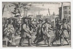 The Triumph of Fame on Chastity, from The Triumphs of Petrarch