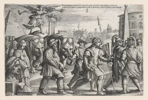 The Triumph of Fame on Chastity, from The Triumphs of Petrarch