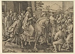 The Triumph of Mordecai by Lucas van Leyden