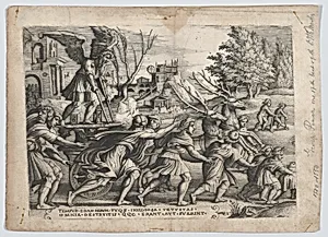 The Triumph of Time on Fame, from The Triumphs of Petrarch by Georg Pencz
