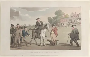 The Vicar Selling his Horse by Rudolph Ackermann, London|Oliver Goldsmith|William Clowes|Thomas Rowlandson