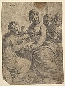 The Virgin and Child accompanied by saints