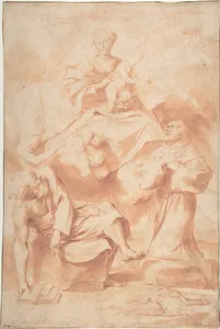 The Virgin and Child Appearing to Saint Anthony of Padua and a Hermit