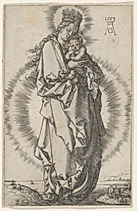 The Virgin and Child on a Crescent Moon