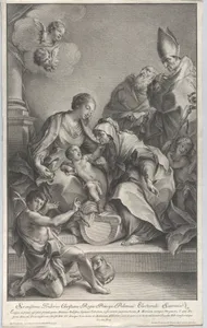 The Virgin and Child with Saints Anne, John the Baptist, Zeno, and Anthony