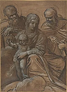 The Virgin and Child with Two Male Saints