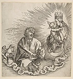 The Virgin Appearing to Saint John, Frontispiece to the Apocalypse by Albrecht Dürer