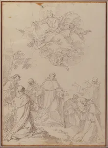 The Virgin Bringing the Habit to the Seven Founding Fathers of the Servite Order
