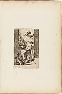 The Vision of St. Helena by Marcantonio Raimondi