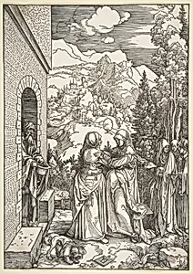 The Visitation, from The Life of the Virgin by Albrecht Dürer