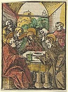 The Wedding at Cana, from Das Plenarium by Hans Schäufelein|Adam Petri