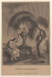 The Weeping Willow with hidden silhouettes of the Royal family