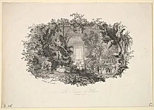 The Winter Garden by Charles-François Daubigny