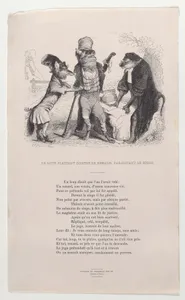 The Wolf pleading against the Fox, in front of the Monkey