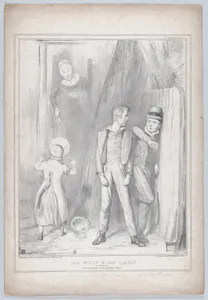 The Wolf & the Lamb – A Parody on Mr. Mulready's highly popular Picture